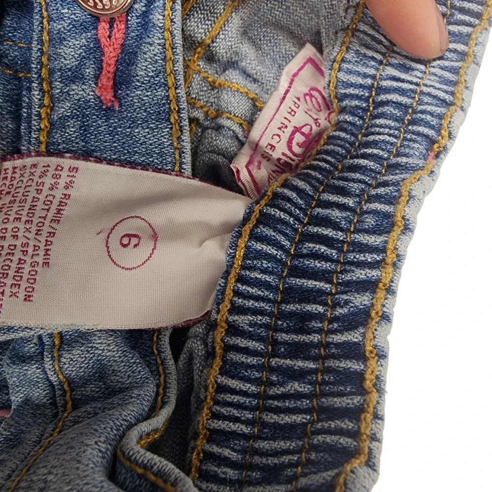 Vintage Disney Princess Denim Jeans Girls Size 6 pants Cinderella‎